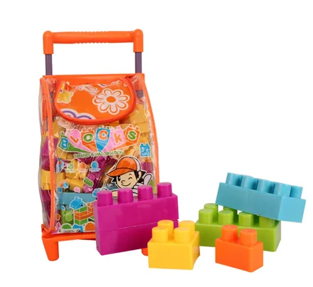 Trolley Bag With Building Blocks, 86pc