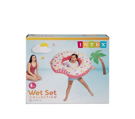 Intex Tube Donut Pink 107 X 99cm