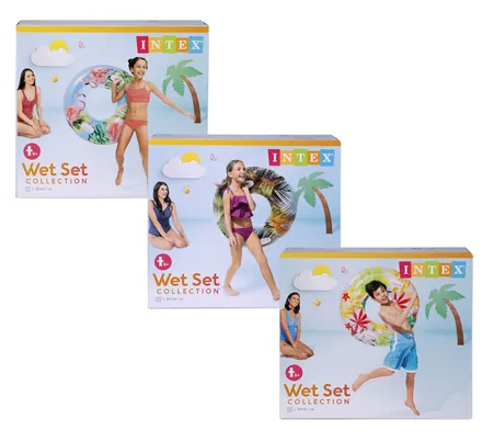 Intex Tube Transparent 97cm With Handles