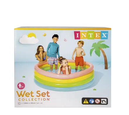 Intex Pool Sunset Glow 168x46cm