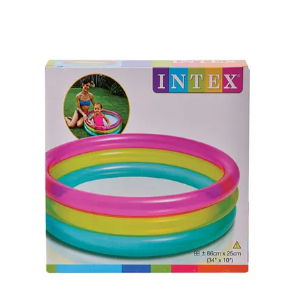 Intex Pool Baby Rainbow 86x25x17cm