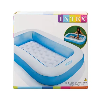 Intex Pool Rectangular 166 X 100 X 28cm
