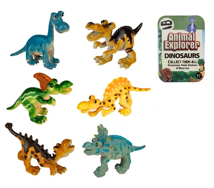 Cartoon Dinosaur Animals, Heights 5-7cm