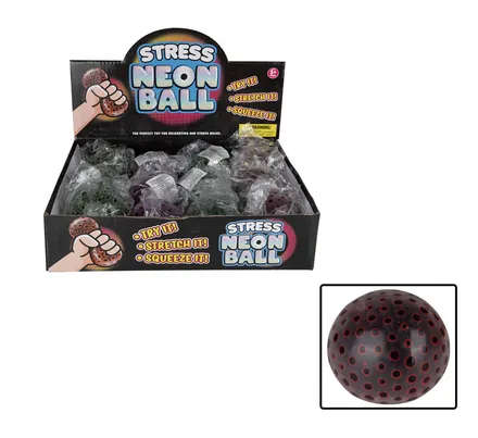 Stress Ball With Neon Liquid, 6cm