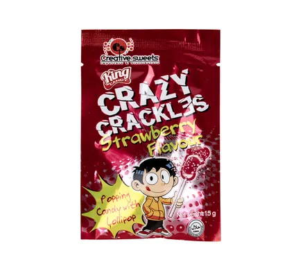 Popping Candy And Lollipops Strawberry