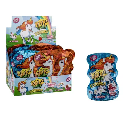 Unicorn Popping Candy, 13g (Th)